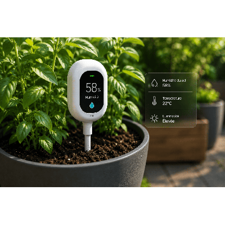 Capteur connetcté d'humidité