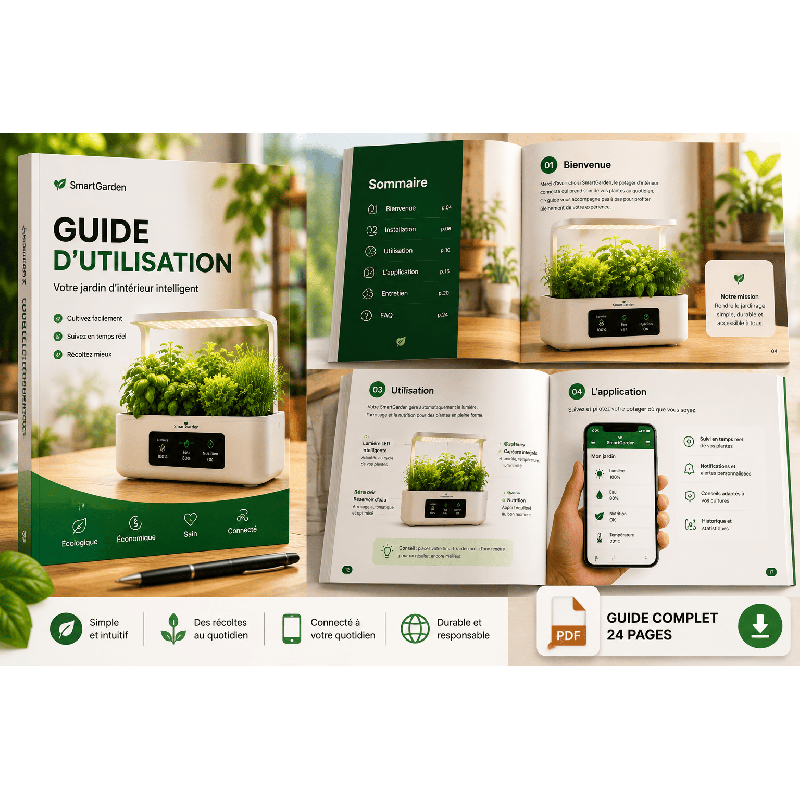 Guide PDF - Reussir son jardin connecté